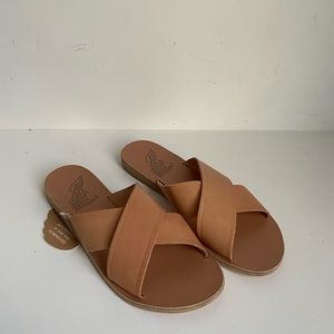 Ancient Greek Sandals Thais in Natural Vachetta size 40